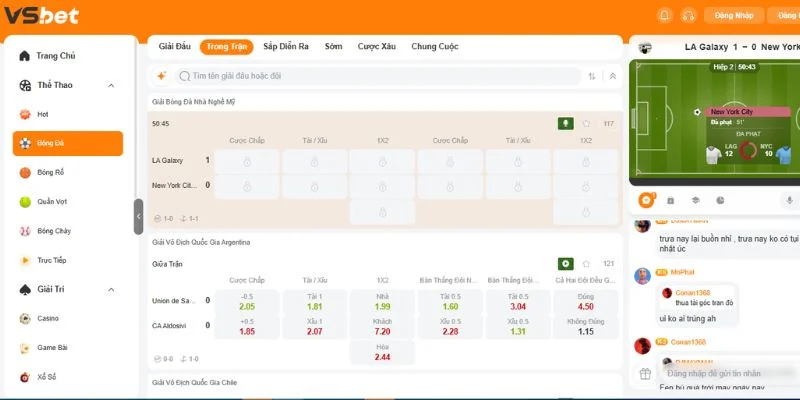 Kho game giải trí Vsbet phong phú, cập nhật liên tục